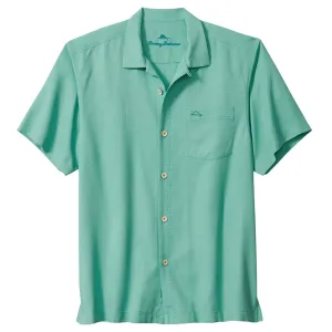Tommy Bahama Coastal Breeze Check Camp Shirt - Blue Freeze Mens Tommy Bahama