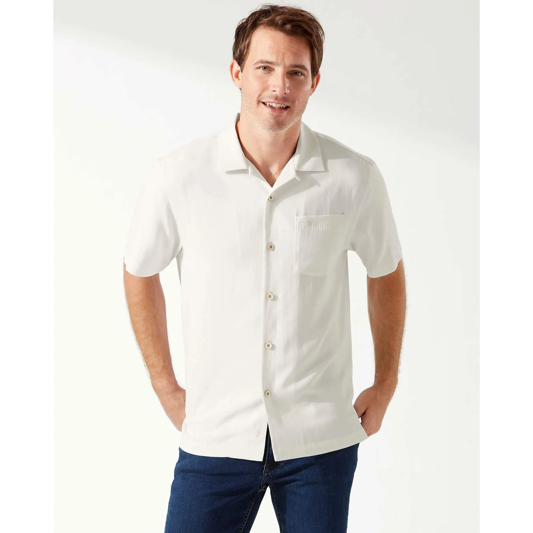 Tommy Bahama Coastal Breeze Check Camp Shirt - Continental* Tommy Bahama Clothing