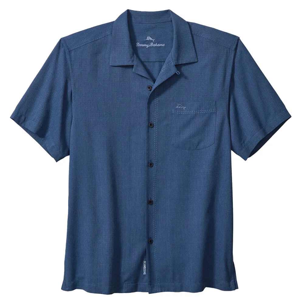 Tommy Bahama Coastal Breeze Check Camp Shirt - Dockside Blue* Tommy Bahama Clothing
