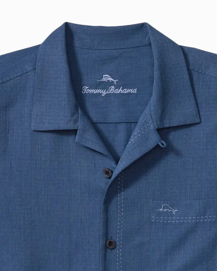 Tommy Bahama Coastal Breeze Check Camp Shirt - Dockside Blue* Tommy Bahama Clothing