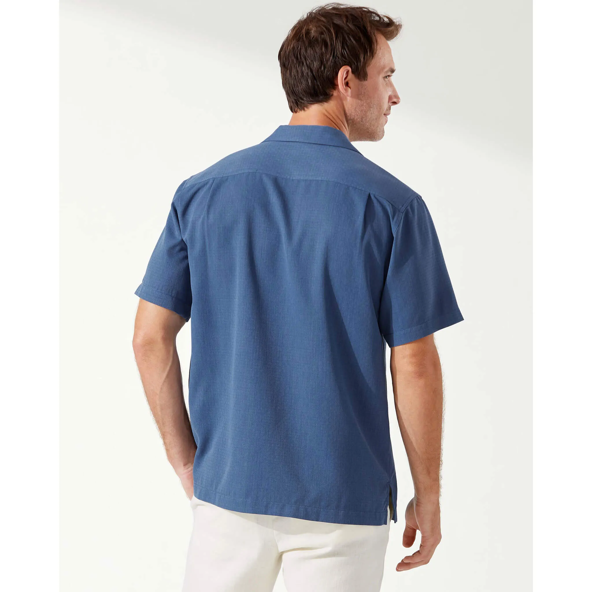 Tommy Bahama Coastal Breeze Check Camp Shirt - Dockside Blue* Tommy Bahama Clothing