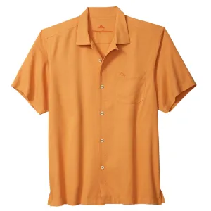 Tommy Bahama Coastal Breeze Check Camp Shirt - Orange Peel Mens Tommy Bahama