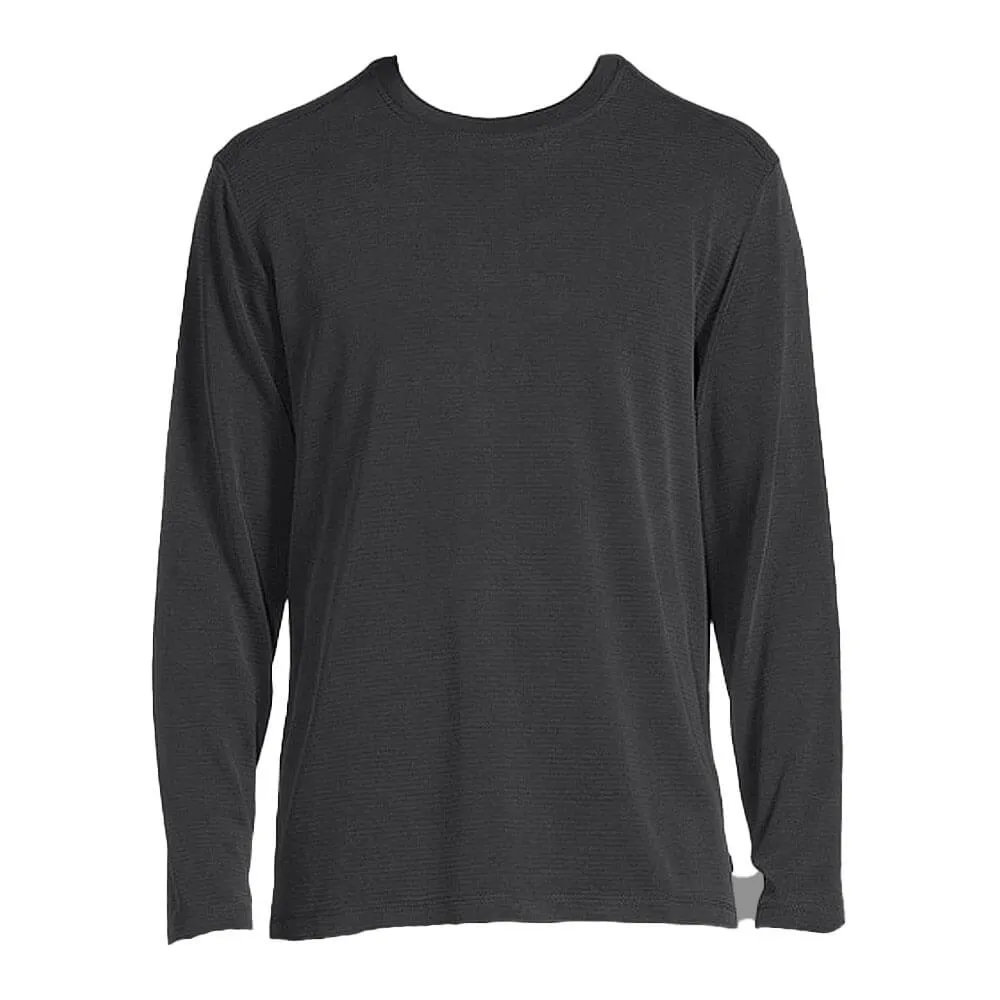 Tommy Bahama Coastal Crest Long Sleeve T-Shirt - Black Mens Tommy Bahama
