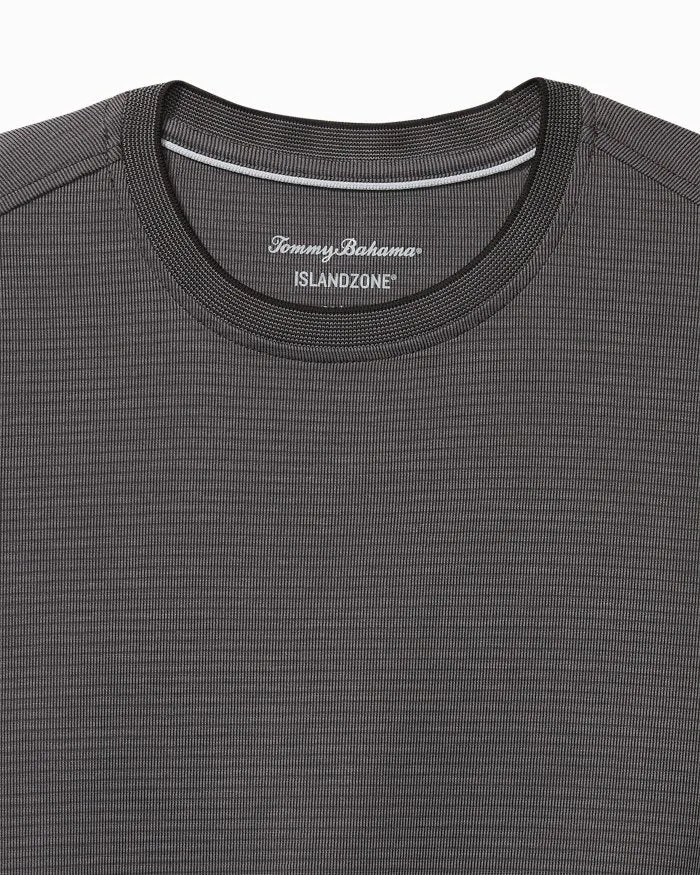 Tommy Bahama Coastal Crest Long Sleeve T-Shirt - Black Mens Tommy Bahama