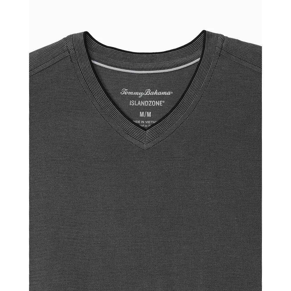 Tommy Bahama Coastal Crest V-Neck T-Shirt - Black Mens Tommy Bahama