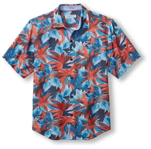 Tommy Bahama Coconut Point Firecracker Camp Shirt - Poppy Red Mens Tommy Bahama
