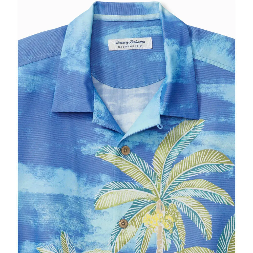 Tommy Bahama Coconut Point Hidden Oasis Camp Shirt - Summer Aqua Mens Tommy Bahama