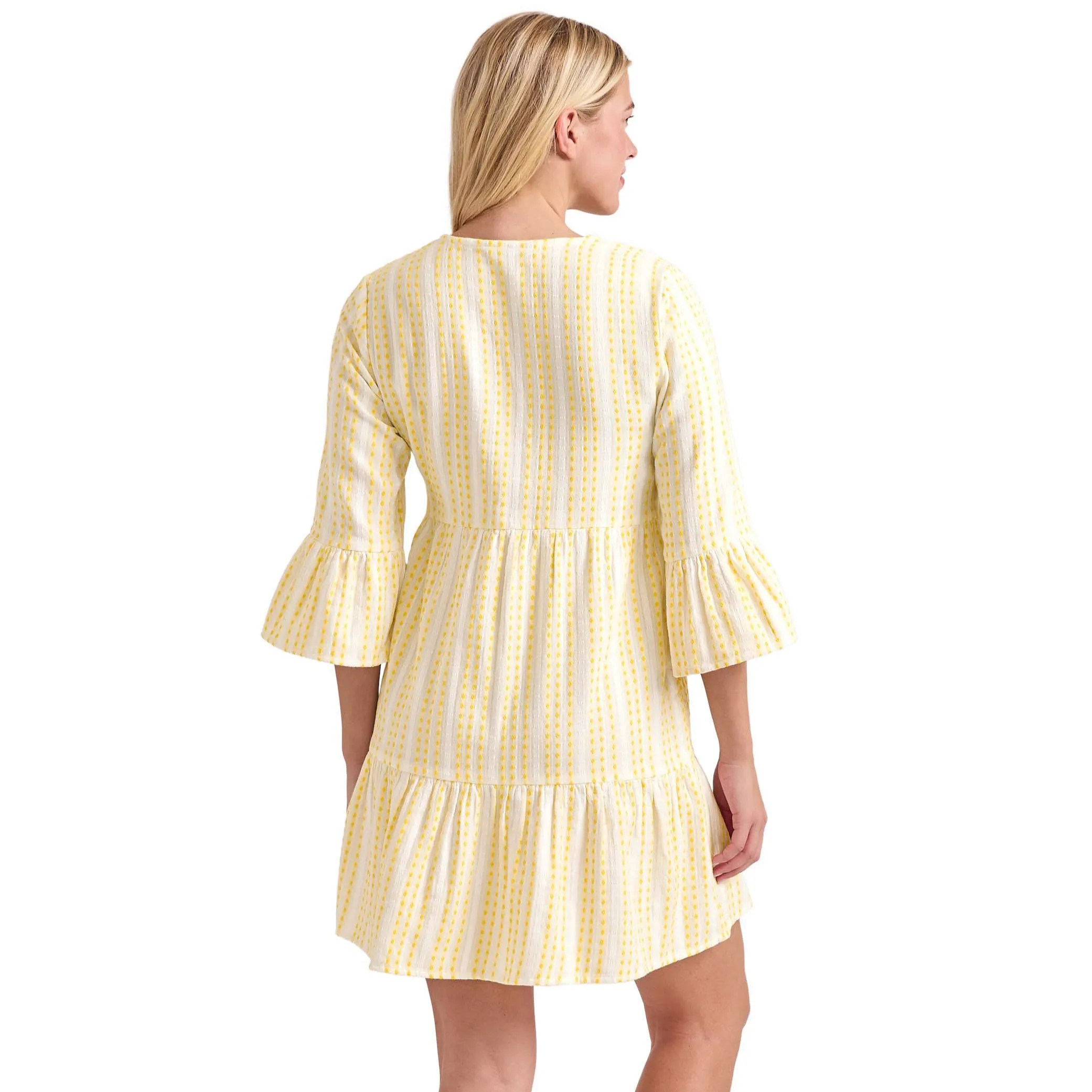 Tommy Bahama Cotton Dobby Tiered Dress Cover Up - Bright Pineapple * Tommy Bahama Clothing