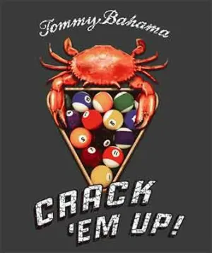 Tommy Bahama Crack Em Up T-Shirt - Coal Mens Tommy Bahama