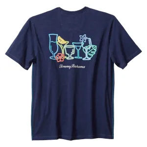 Tommy Bahama Electric Buzz Lux T-Shirt - Island Navy Mens Tommy Bahama