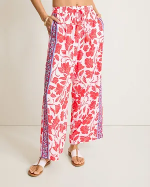 Tommy Bahama Fiori Border Pants Cover Up - White Tommy Bahama Clothing