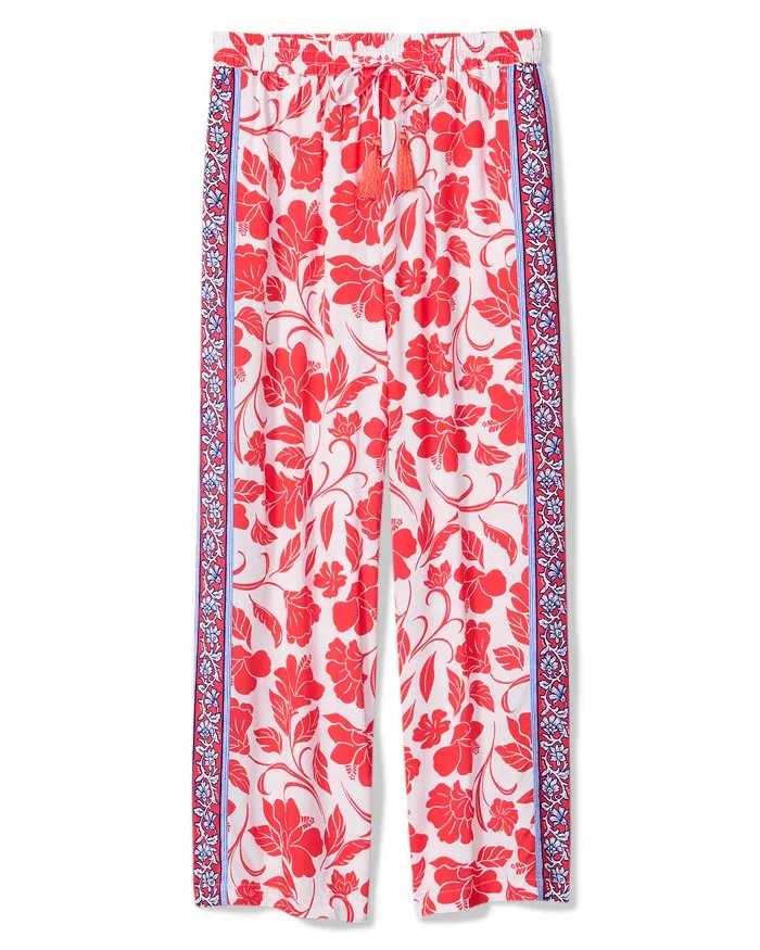 Tommy Bahama Fiori Border Pants Cover Up - White Tommy Bahama Clothing