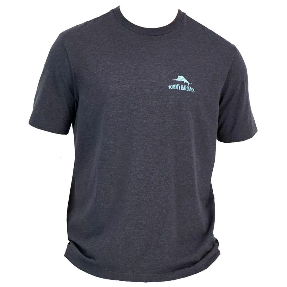 Tommy Bahama Five Star Hotel T-Shirt - Coal Heather Mens Tommy Bahama