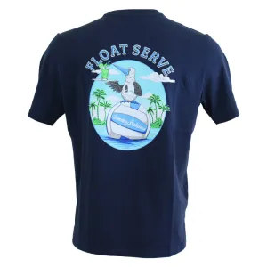 Tommy Bahama Float Serve T-Shirt - Navy Mens Tommy Bahama