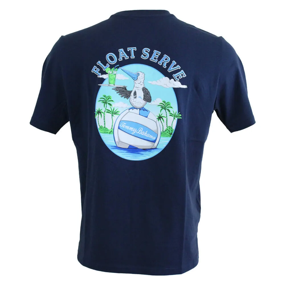 Tommy Bahama Float Serve T-Shirt - Navy Mens Tommy Bahama
