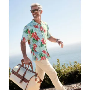 Tommy Bahama Fridas Garden Camp Shirt - Morning Sky Tommy Bahama Clothing