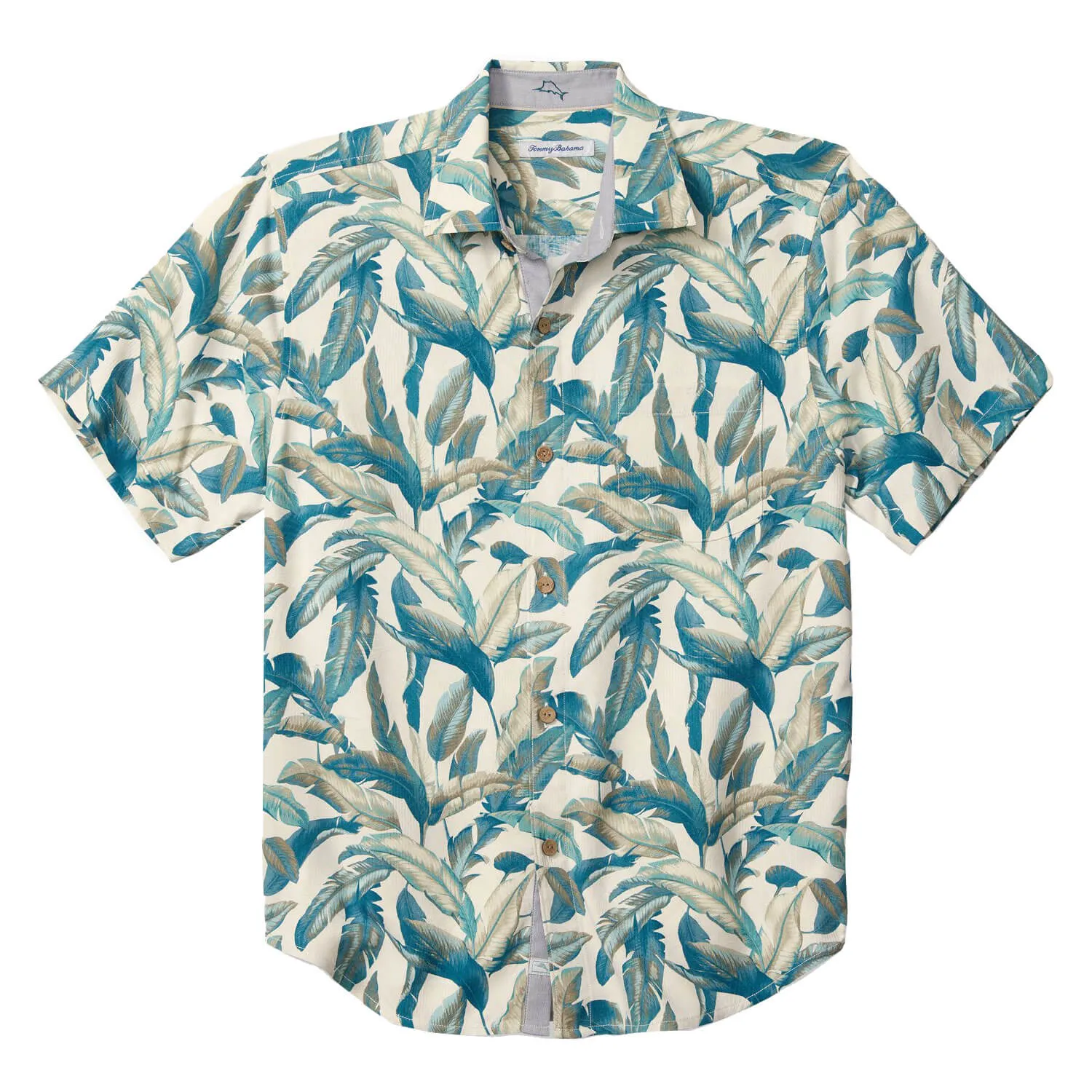 Tommy Bahama Frond Valley Camp Shirt - Sandstone Mens Tommy Bahama
