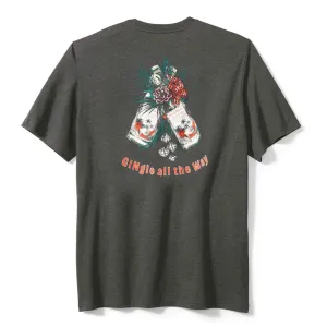 Tommy Bahama Gingle All The Way T-Shirt - Coal Mens Tommy Bahama