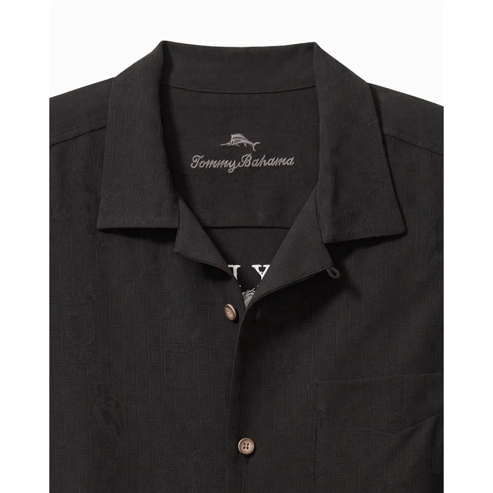 Tommy Bahama Here To Shake Things Up Camp Shirt - Black Mens Tommy Bahama