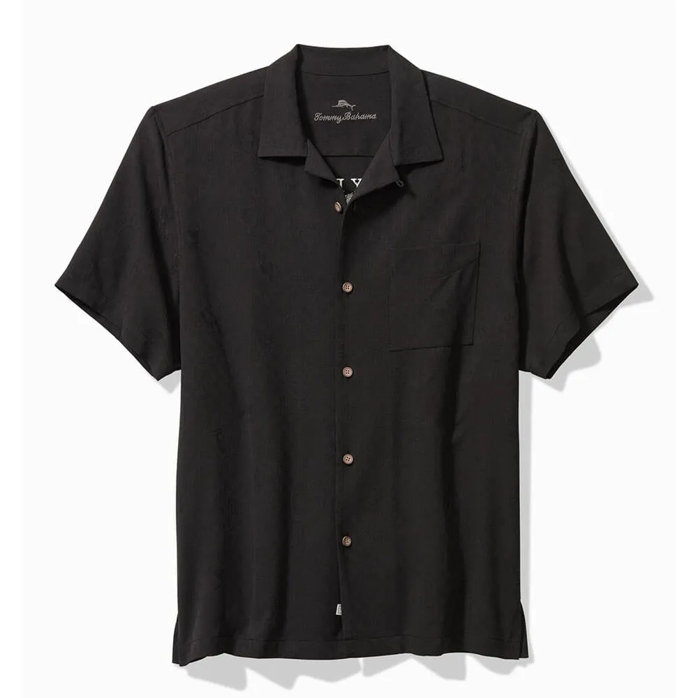 Tommy Bahama Here To Shake Things Up Camp Shirt - Black Tommy Bahama Clothing