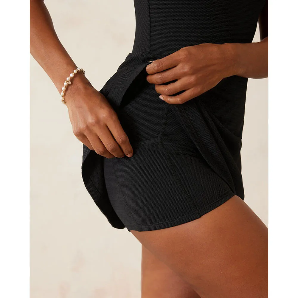 Tommy Bahama Island Cays Cabana Romper Cover Up - Black Tommy Bahama Clothing
