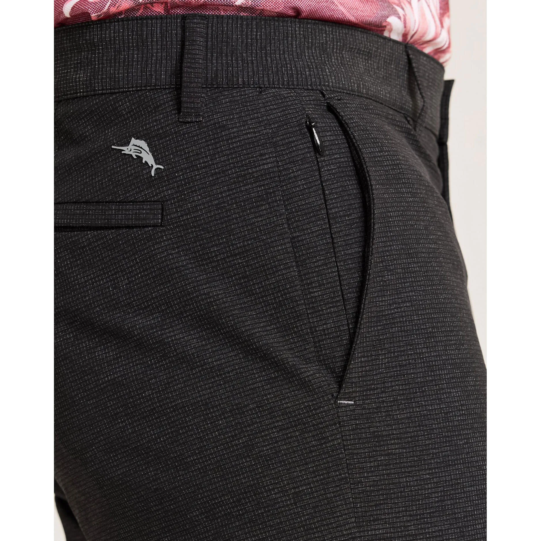 Tommy Bahama IslandZone 9-Inch Chip Shot Shorts - Black Mens Tommy Bahama