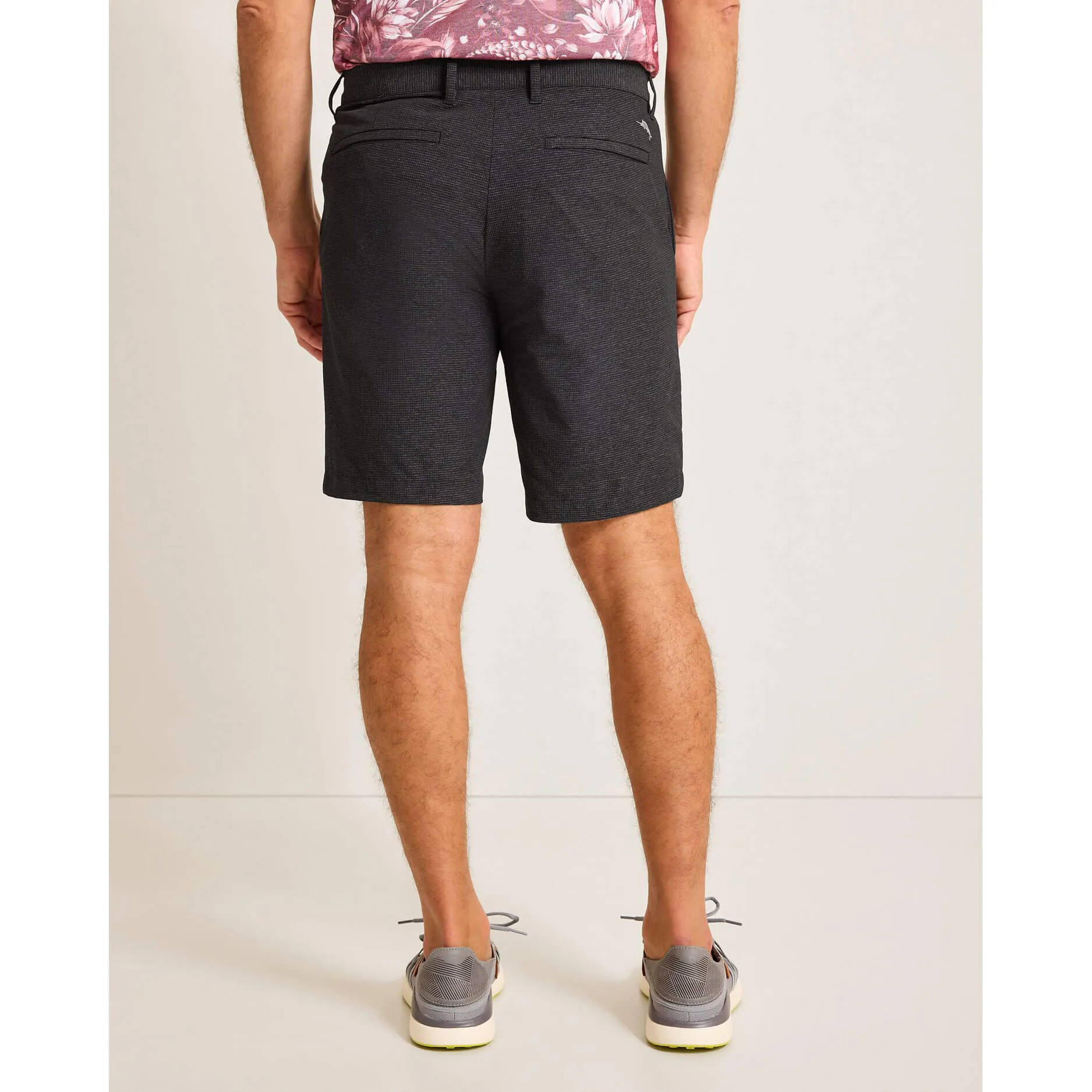 Tommy Bahama IslandZone 9-Inch Chip Shot Shorts - Black Mens Tommy Bahama