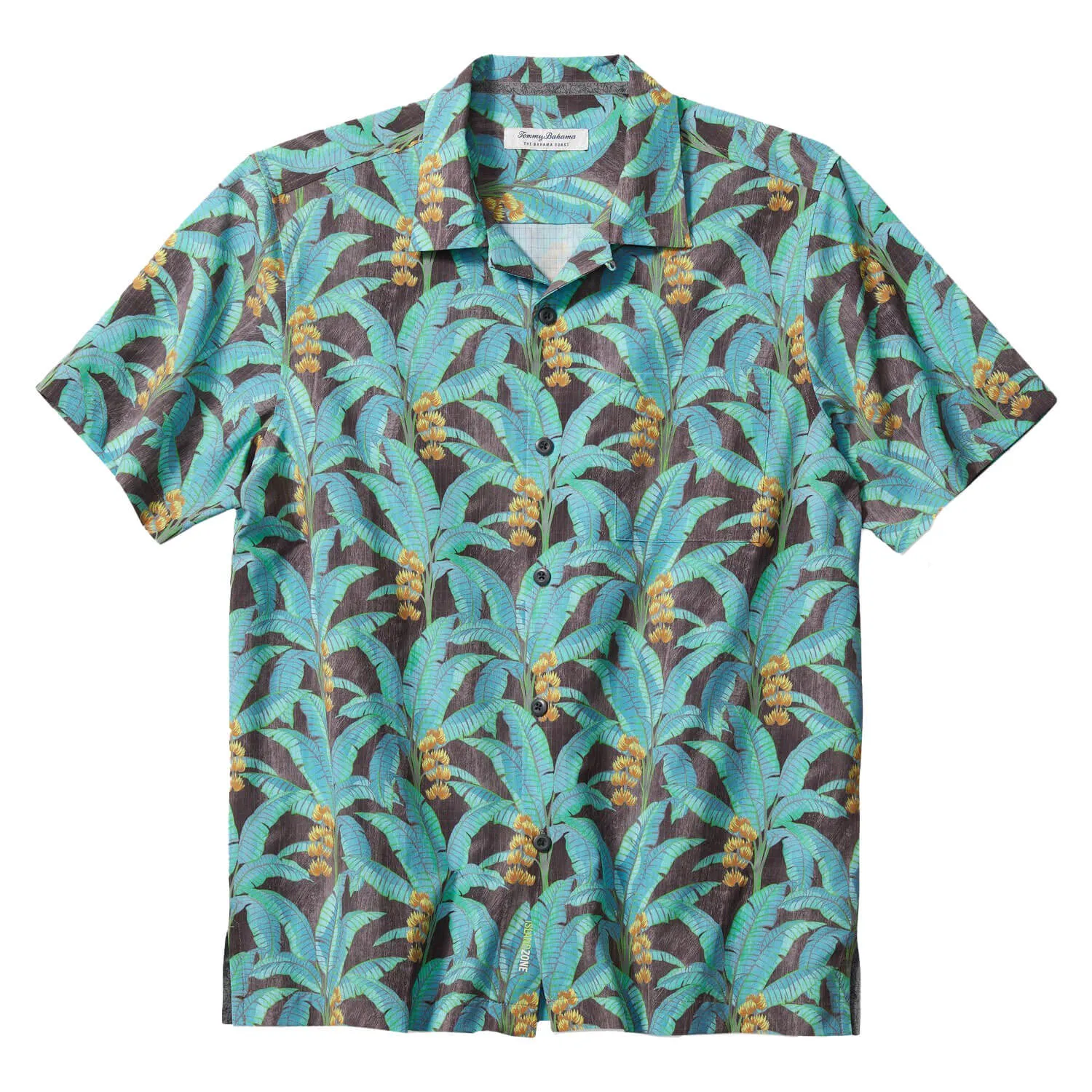 Tommy Bahama IslandZone Bahama IslandZone Coast Banana Grove Camp Shirt - After Dark Tommy Bahama Clothing