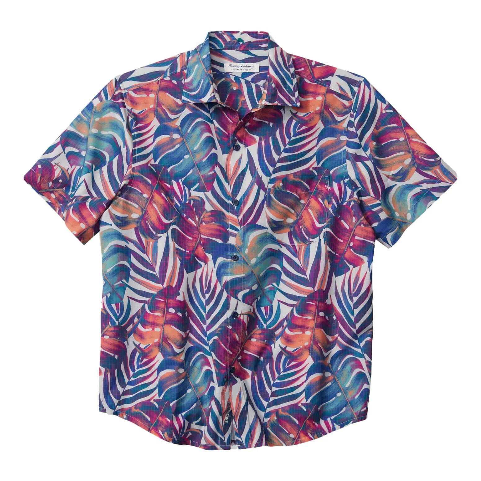 Tommy Bahama IslandZone Bahama IslandZone Coast Monarch Monstera Camp Shirt - Summer Grey Tommy Bahama Clothing
