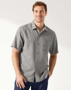 Tommy Bahama IslandZone Coastal Breeze Check Camp Shirt - Shadow Mens Tommy Bahama