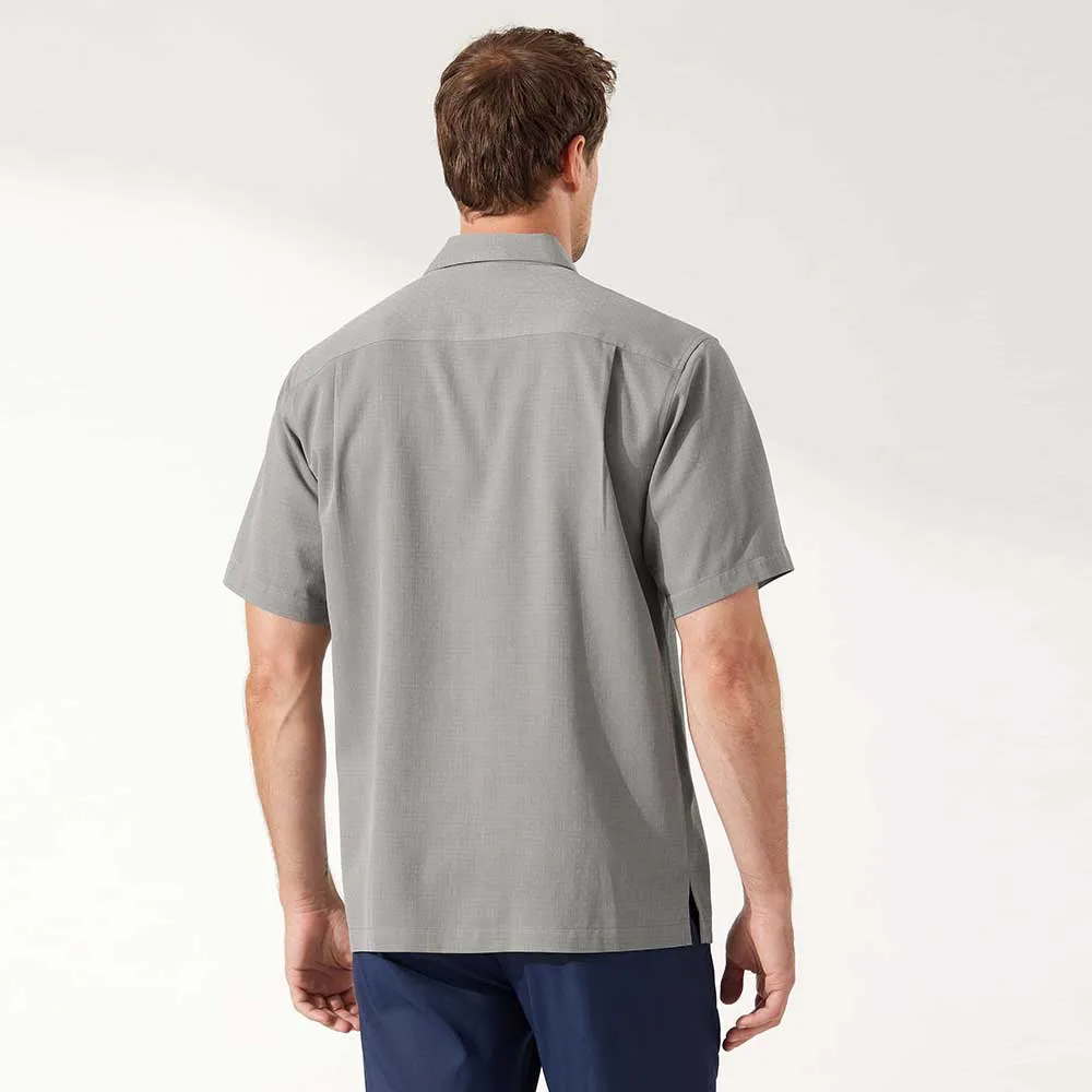 Tommy Bahama IslandZone Coastal Breeze Check Camp Shirt - Shadow Mens Tommy Bahama