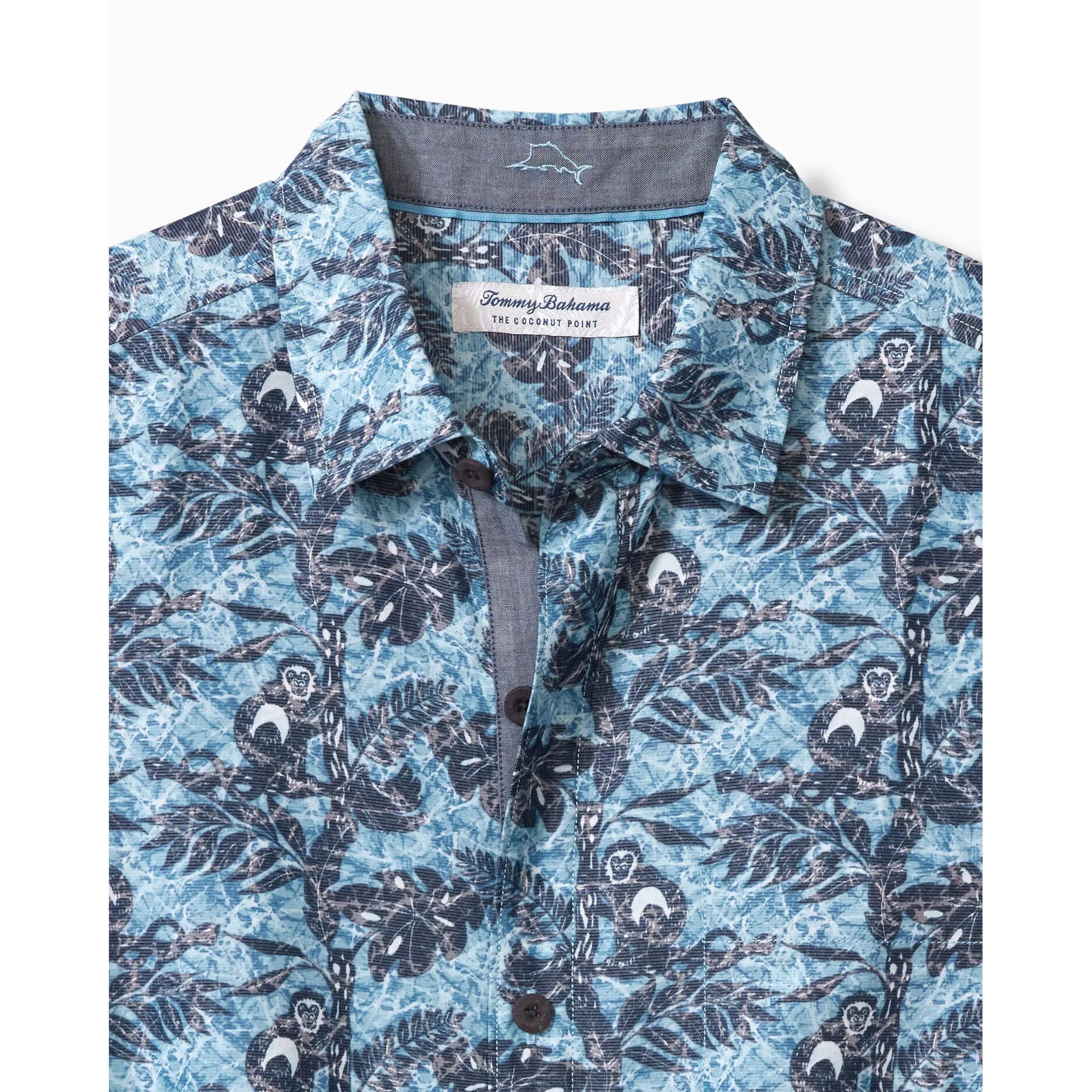 Tommy Bahama IslandZone Coconut Point Capuchin Vines Camp Shirt - Pool Tile Mens Tommy Bahama