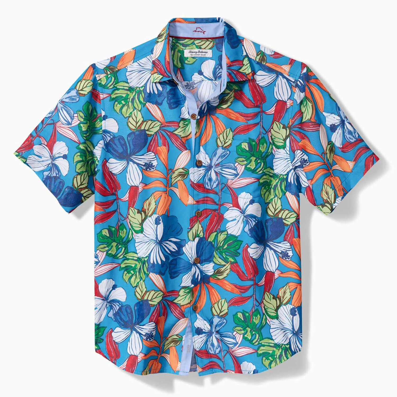Tommy Bahama IslandZone Coconut Point Luau Camp Shirt - Blue Aster Tommy Bahama Clothing