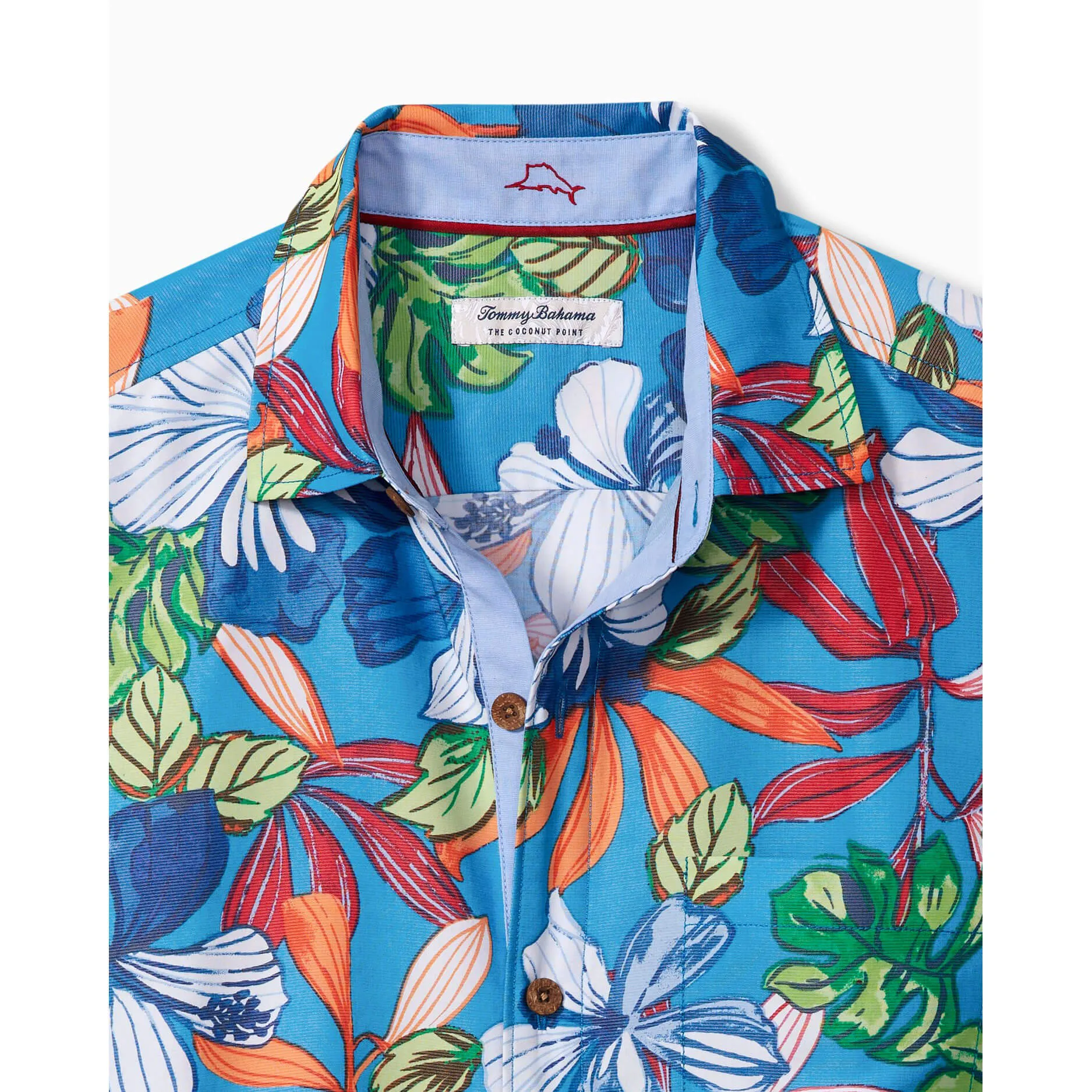 Tommy Bahama IslandZone Coconut Point Luau Camp Shirt - Blue Aster Tommy Bahama Clothing