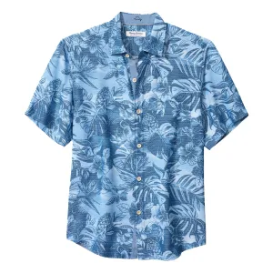 Tommy Bahama IslandZone Coconut Point Ocean Escape Camp Shirt - Dew Drop Mens Tommy Bahama