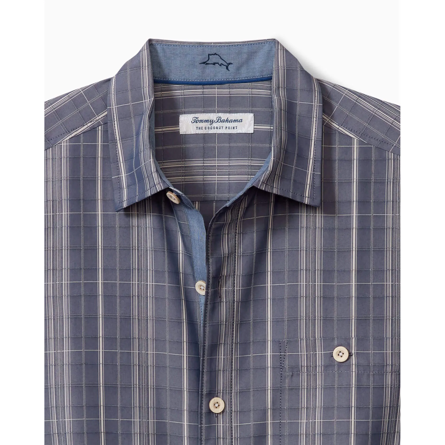 Tommy Bahama IslandZone Coconut Point Samba Stripe Camp Shirt - Island Navy Tommy Bahama Clothing