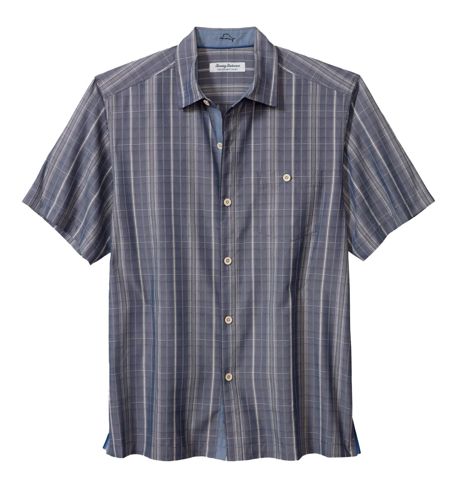 Tommy Bahama IslandZone Coconut Point Samba Stripe Camp Shirt - Island Navy Tommy Bahama Clothing