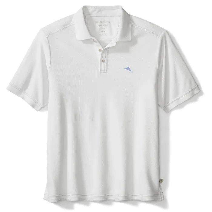 Tommy Bahama IslandZone Emfielder 2.0 Polo Shirt - Bright White Mens Tommy Bahama