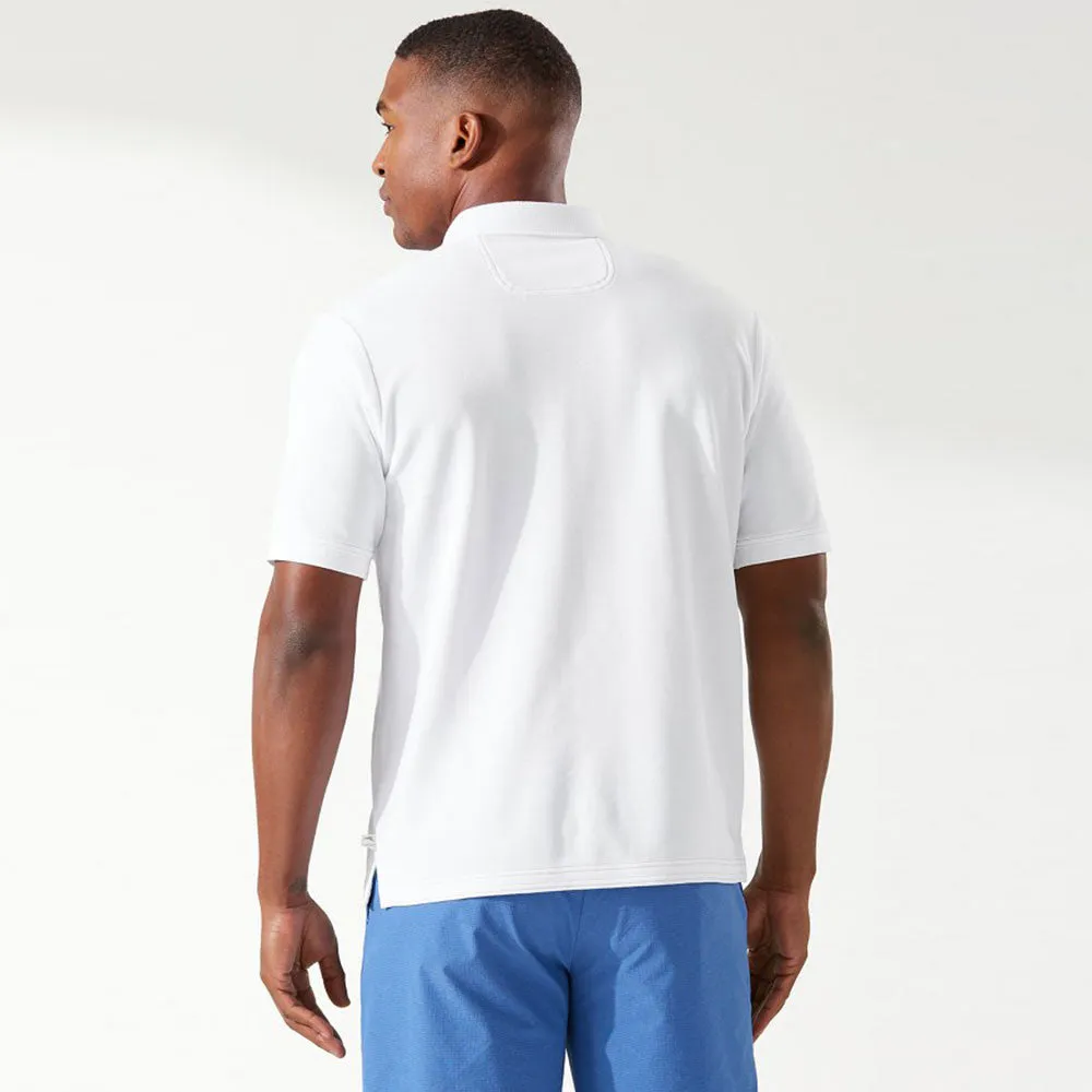Tommy Bahama IslandZone Emfielder 2.0 Polo Shirt - Bright White Mens Tommy Bahama