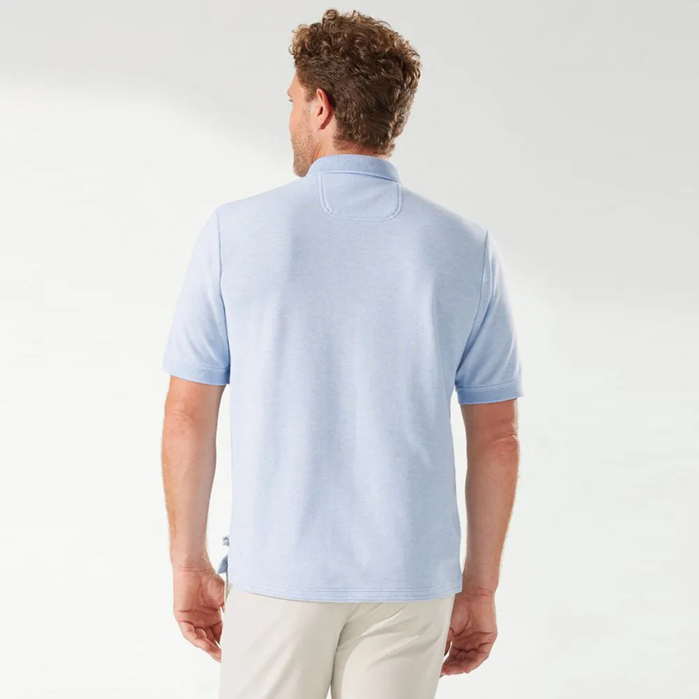 Tommy Bahama IslandZone Emfielder 2.0 Polo Shirt - Light Sky Hthr Mens Tommy Bahama