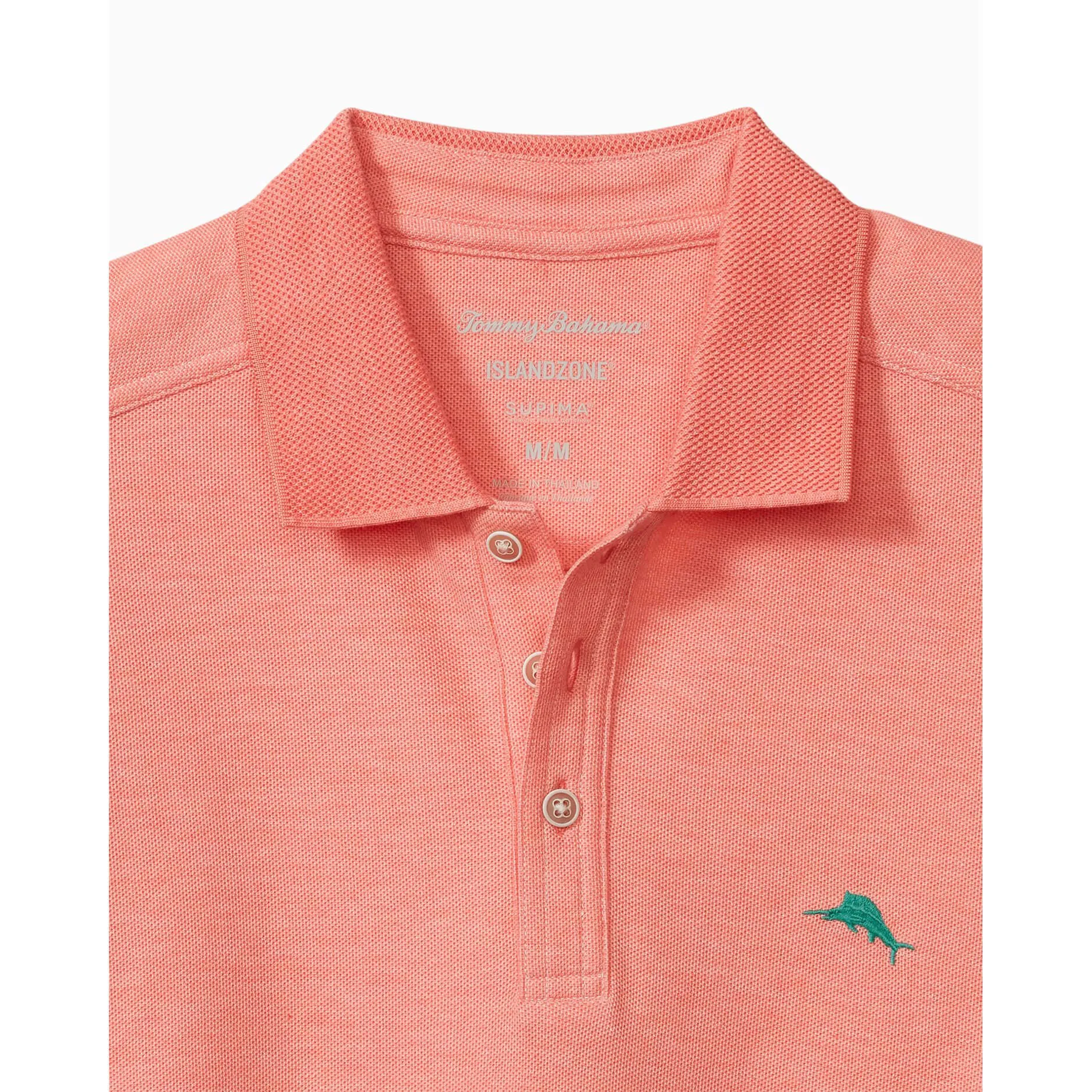 Tommy Bahama IslandZone Emfielder 2.0 Polo Shirt - Red Ginger Heather Mens Tommy Bahama