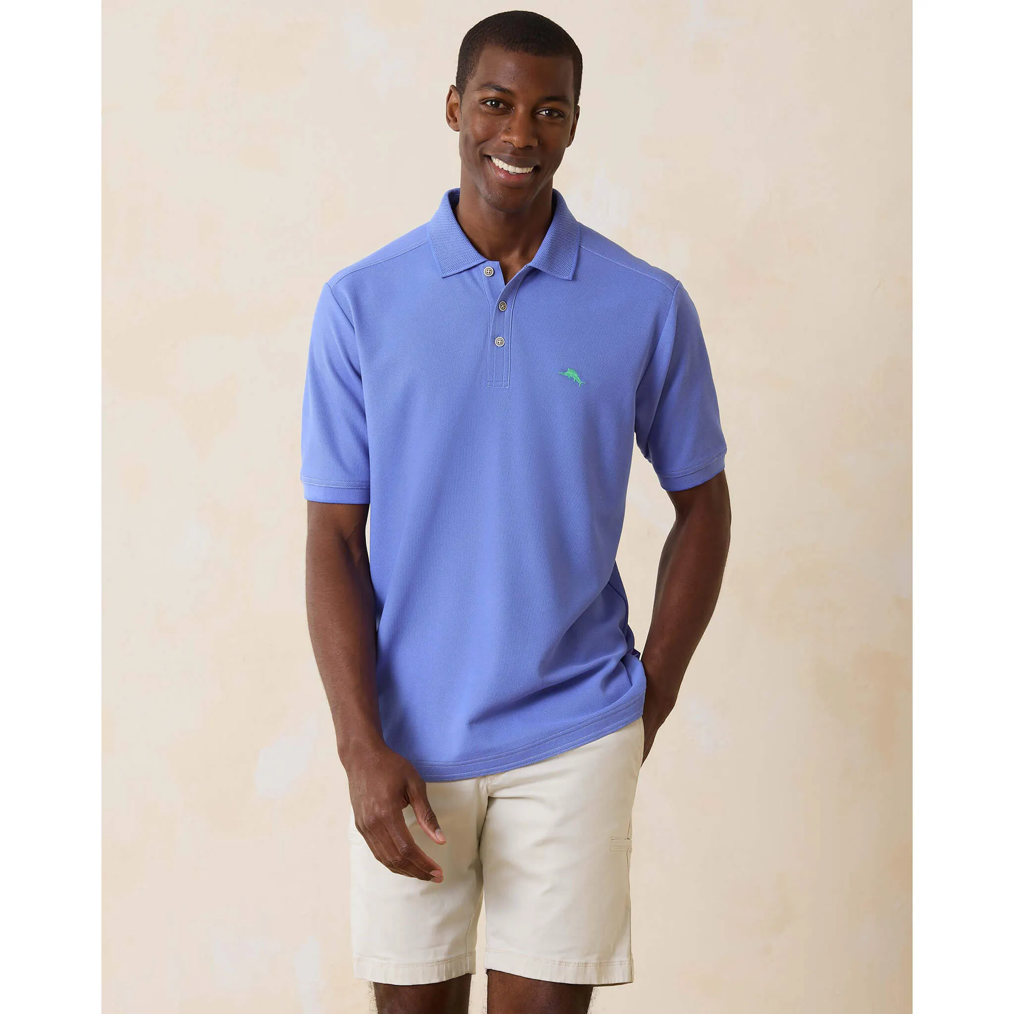 Tommy Bahama Islandzone Emfielder 2.0 Polo Shirt - Rococo Blue Mens Tommy Bahama