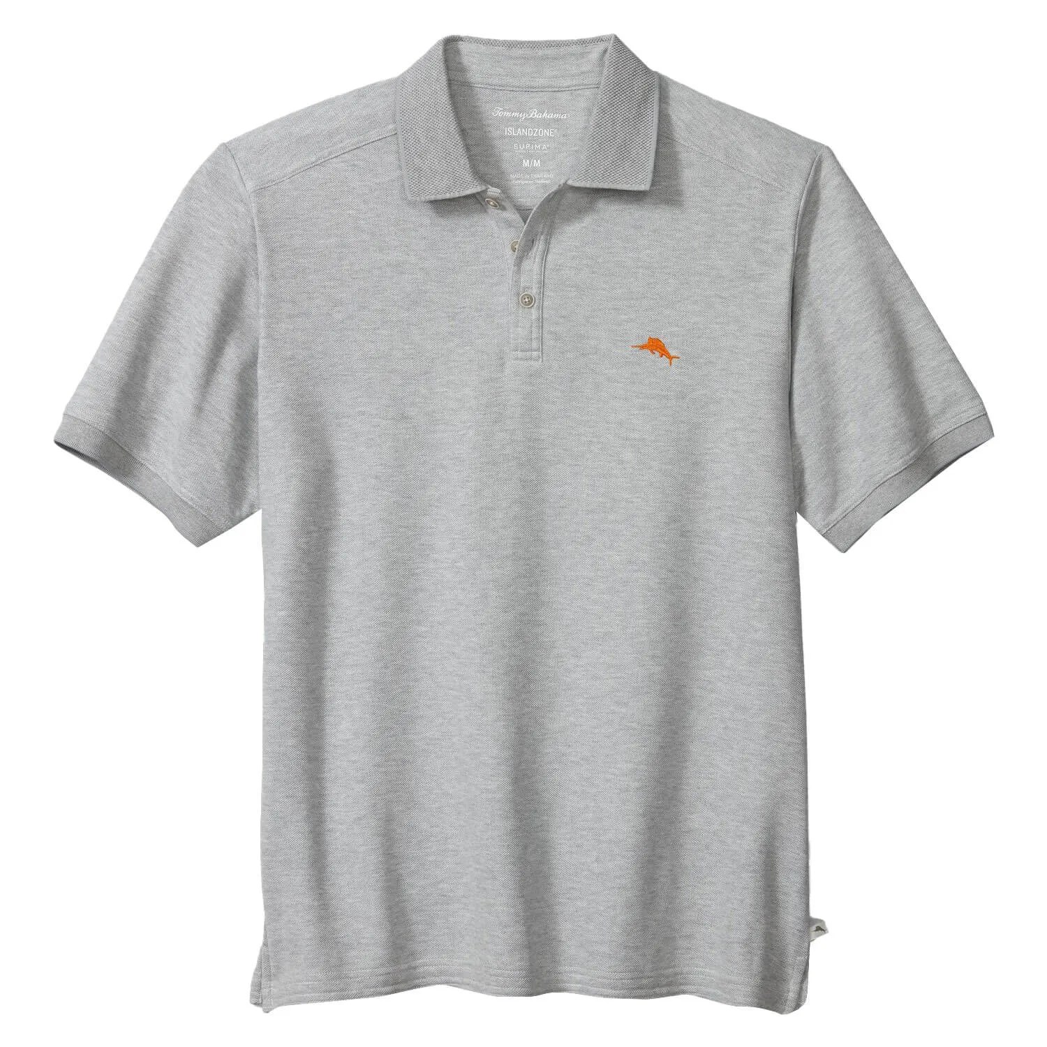 Tommy Bahama IslandZone Emfielder 2.0 Polo Shirt - Storm Gray Heather Mens Tommy Bahama