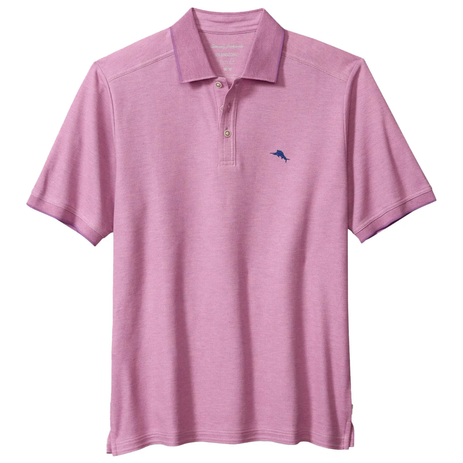 Tommy Bahama IslandZone Emfielder 2.0 Polo Shirt - Wi-Fi Berry Heather Mens Tommy Bahama
