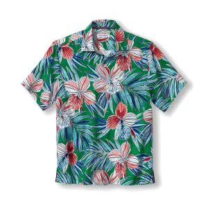 Tommy Bahama IslandZone Iris Oasis Camp Shirt - Emerald Grass Mens Tommy Bahama