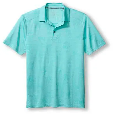 Tommy Bahama Islandzone Palm Coast Palmera Polo Shirt - Clear Lake Mens Tommy Bahama