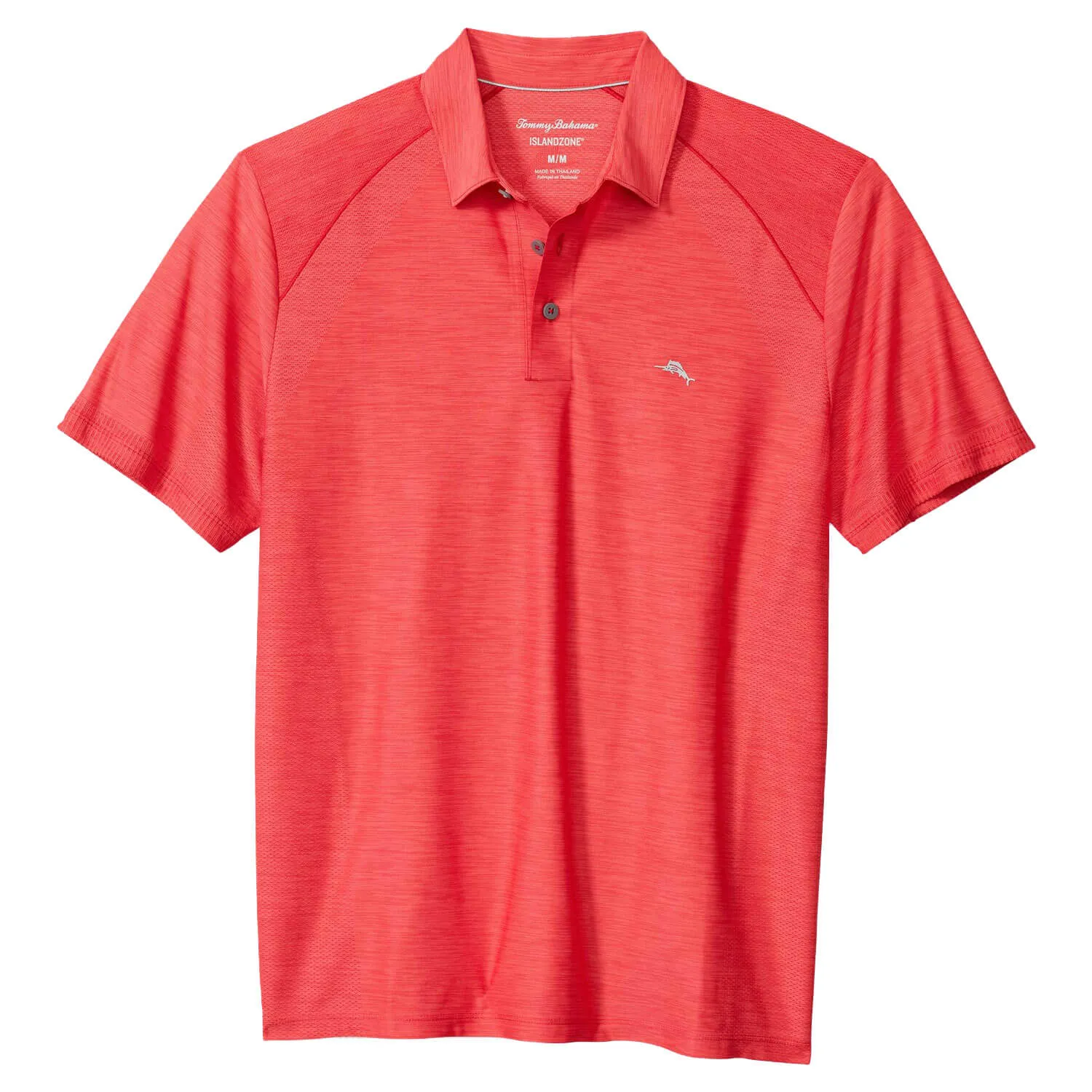 Tommy Bahama IslandZone Palm Coast Pro Polo Shirt - Paramour Red Mens Tommy Bahama