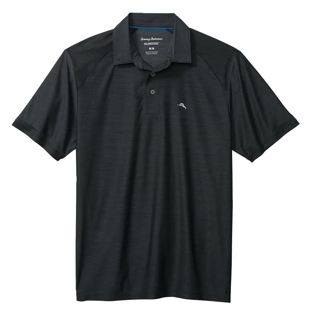 Tommy Bahama Islandzone Performance Palm Coast Polo Shirt - Jet Black* Tommy Bahama Clothing