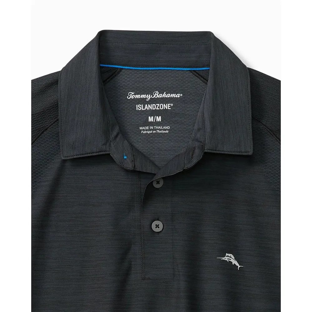 Tommy Bahama Islandzone Performance Palm Coast Polo Shirt - Jet Black* Tommy Bahama Clothing