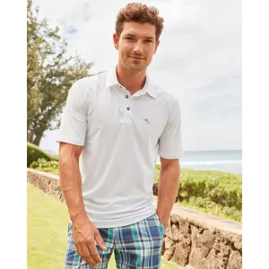 Tommy Bahama Islandzone Performance Palm Coast Polo Shirt - White Mens Tommy Bahama